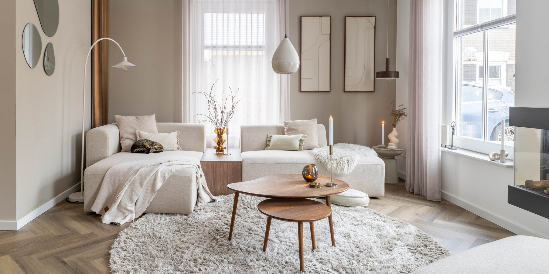 Elementenbank Finn By SIDDE - warm minimalistisch interieur Elementenbank Finn By SIDDE - warm minimalistisch interieur